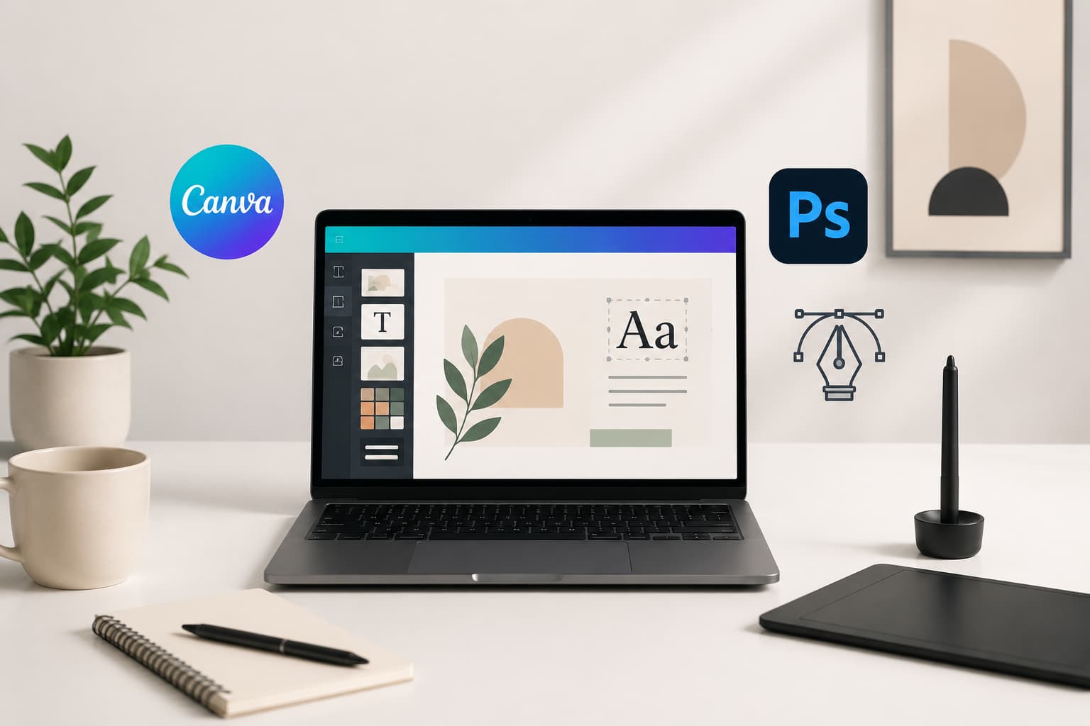 Graphic Design With Canva And Photoshop